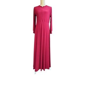 Red Long Dress, Stretchy M